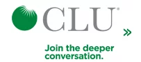 CLU Logo - Join the deeper conversation (Chartered Life Underwriter)
